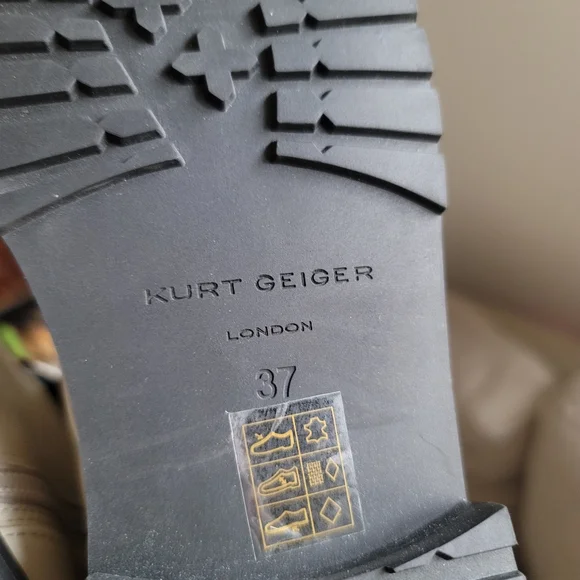 NEW Kurt Geiger London sutton eye boot Cream Ivory Beaded Gem Details - Picture 4 of 4